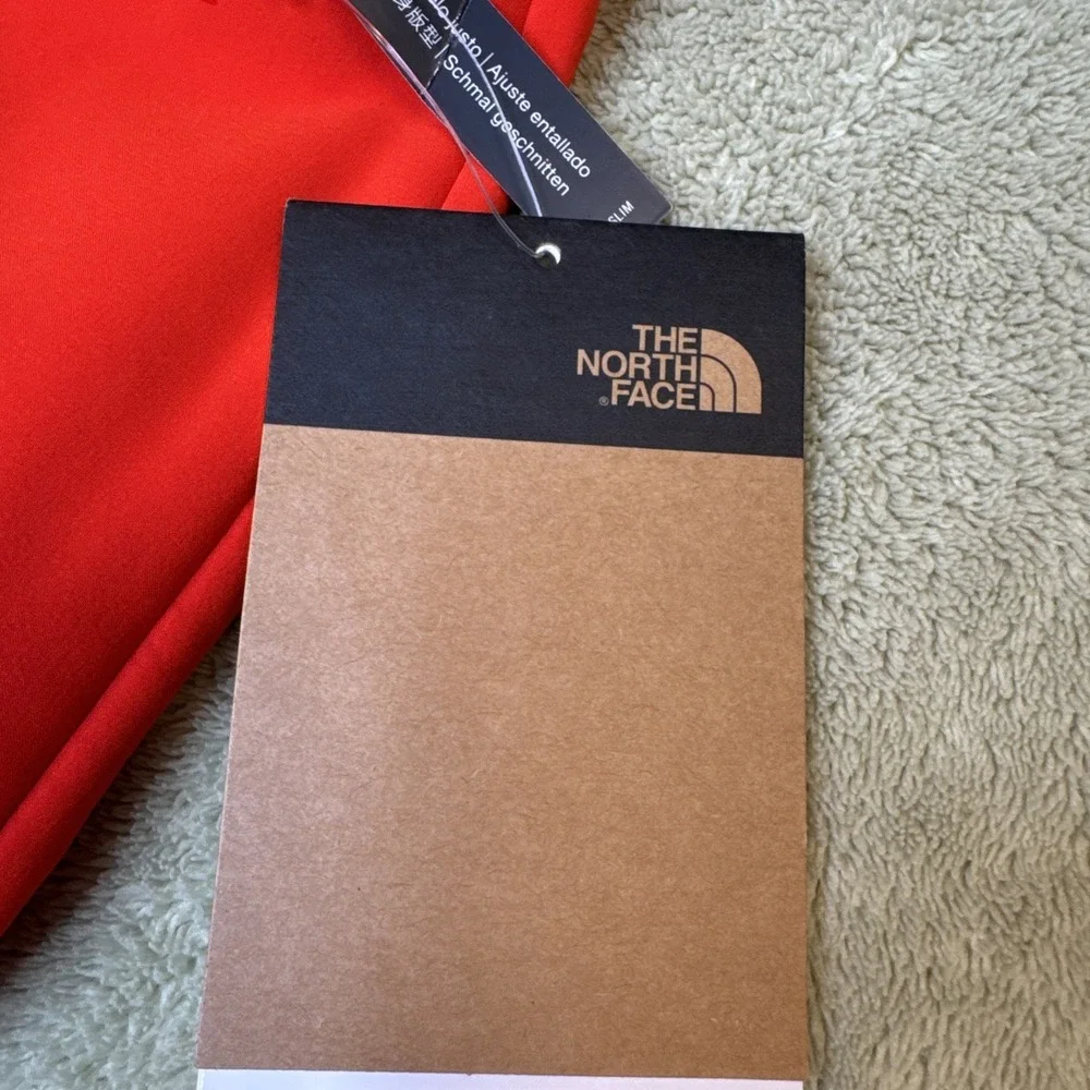 The North Face Snoga Snow Ski PANTs Women's 1x PLUS RED Waterproof Windwall NWT